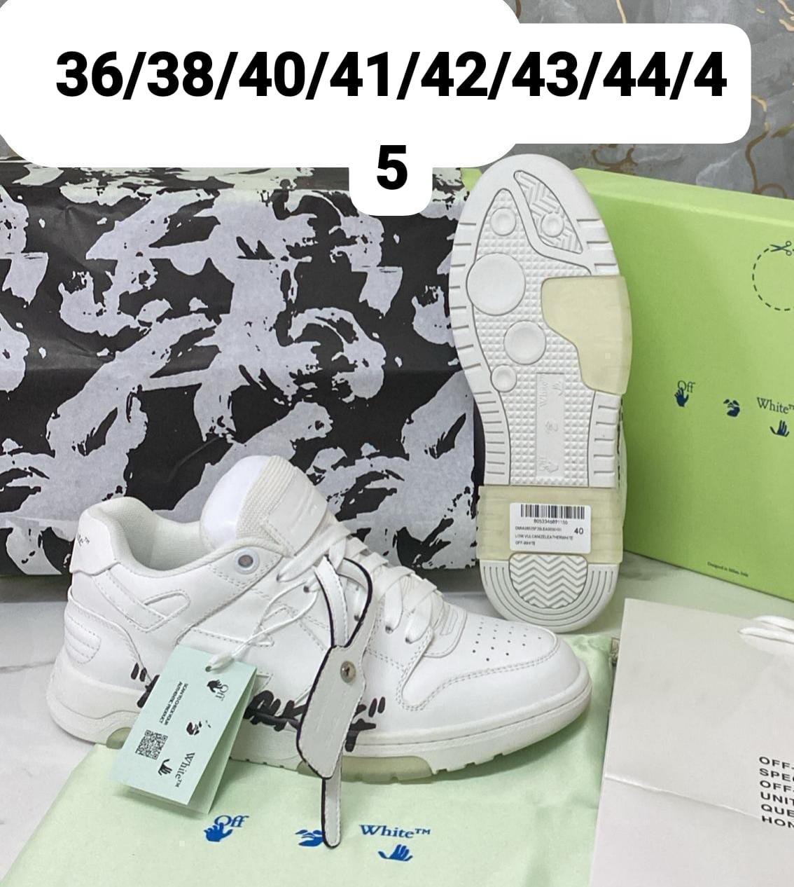 SCARPE OFF WHITE